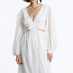 Lace Long Sleeve Maxi Dress
